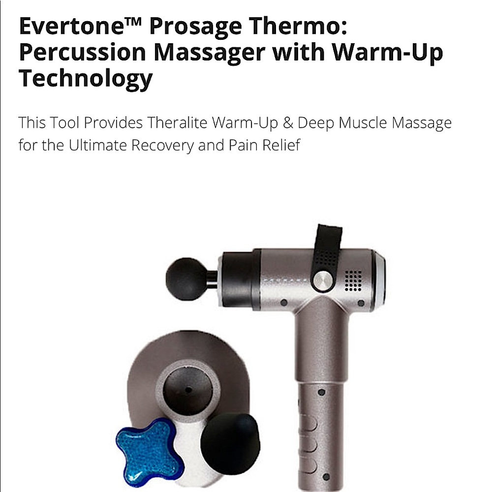 Brand new pro sage thermo heated massage gun.